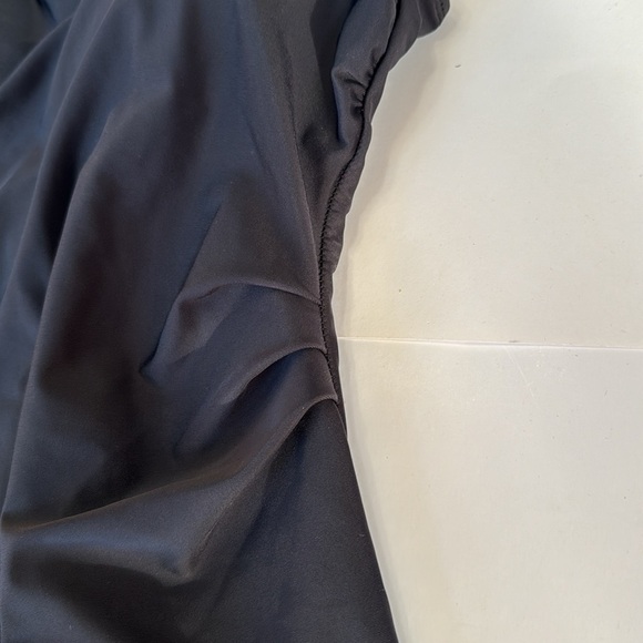 Swimsuits for All Black One Piece Rushed side size 8 - Picture 2 of 4